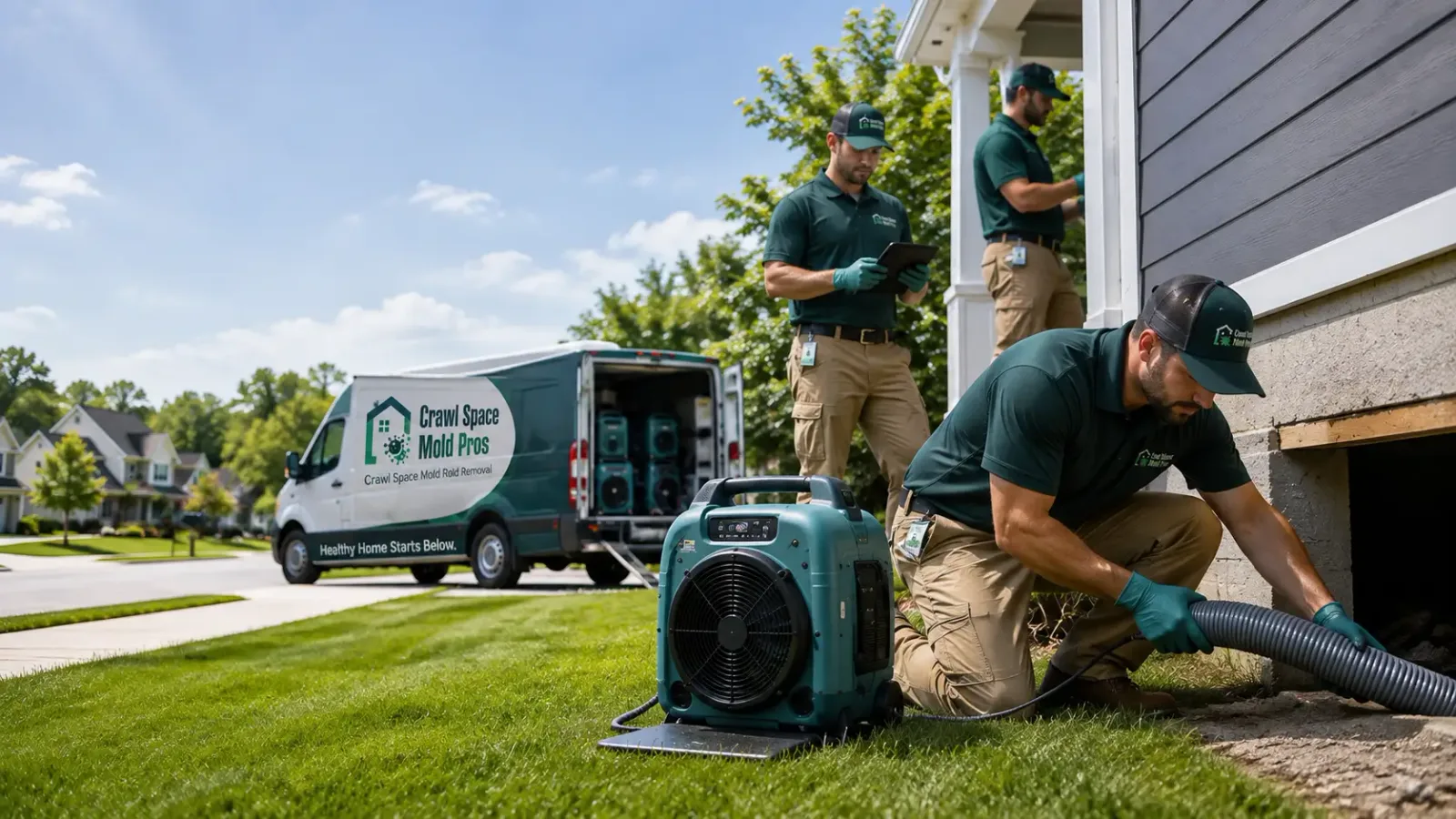 Crawl Space Mold Removal in Chilmark, MA